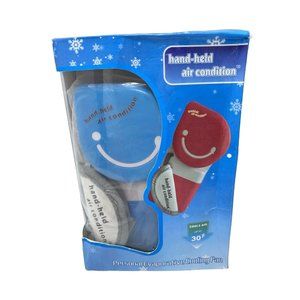 Hand Held Personal Air Conditioner New In Box Battery Operated AC for Travel